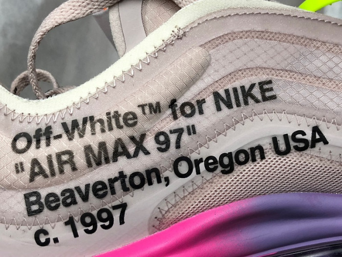 nike air max 97 ow elemental rose serena "queen" aj4585-600