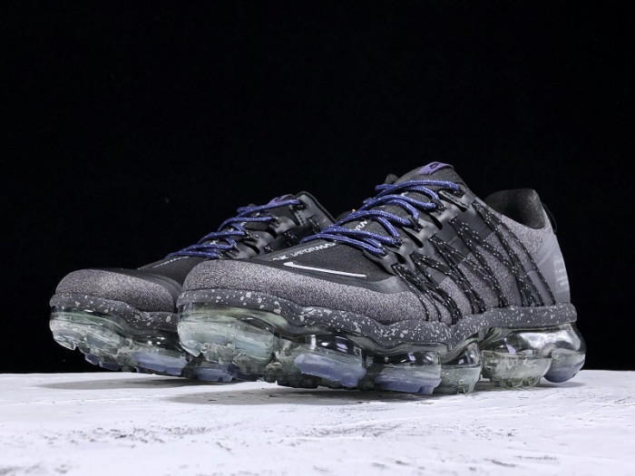nike air vapormax run utility black reflect silver (w) aq8811-001