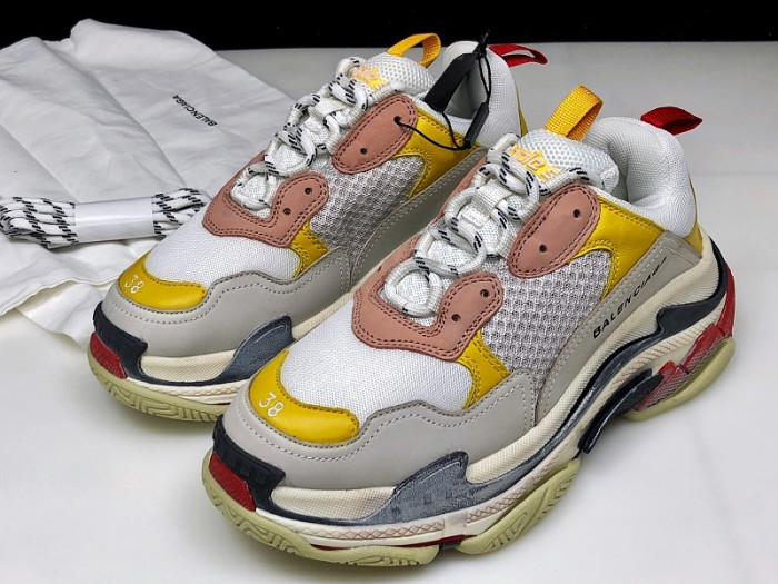 balenga triple s cream yellow red (w) 524038w09o59035