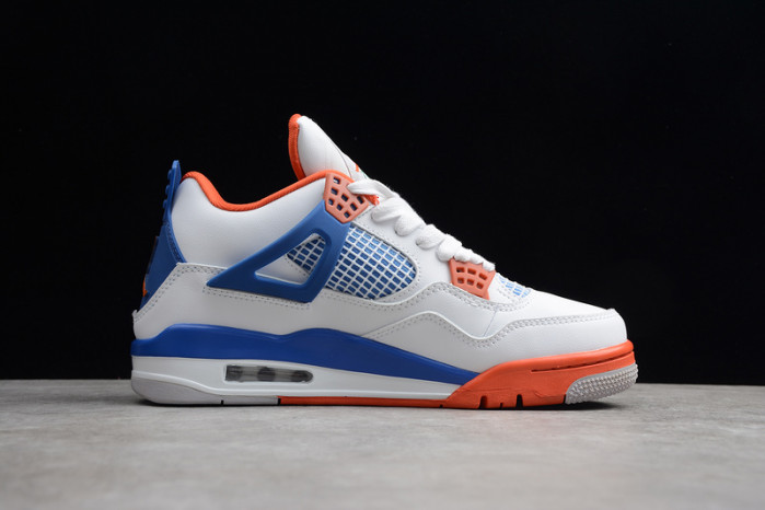 air jordan 4 white/bright crimson-royal blue 308497-171