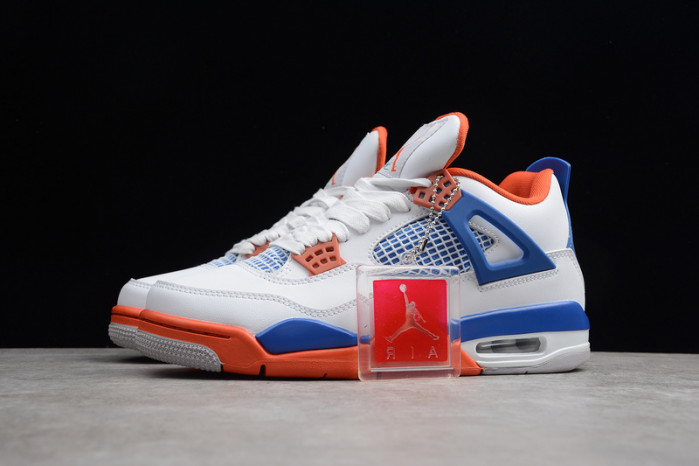 air jordan 4 white/bright crimson-royal blue 308497-171
