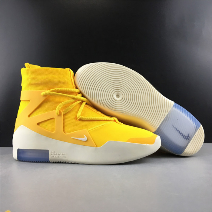 nike air fear of god 1 yellow ar4237-700a