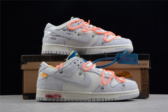 nike dunk low ow lot 19 - dj0950-119