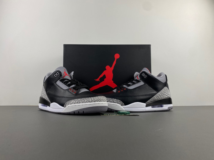 air jordan 3  “black cement”  dn3707-010