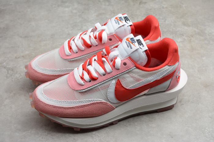 nike ldwaffle x sacai white pink  bv5378-800