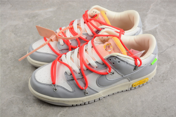 nike dunk low ow lot 6 - dm1602-110