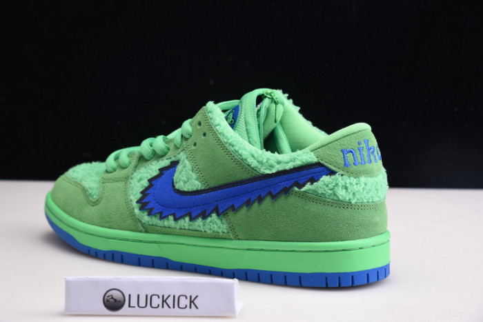 grateful dead x nike sb dunk low “green bear” cj5378-300