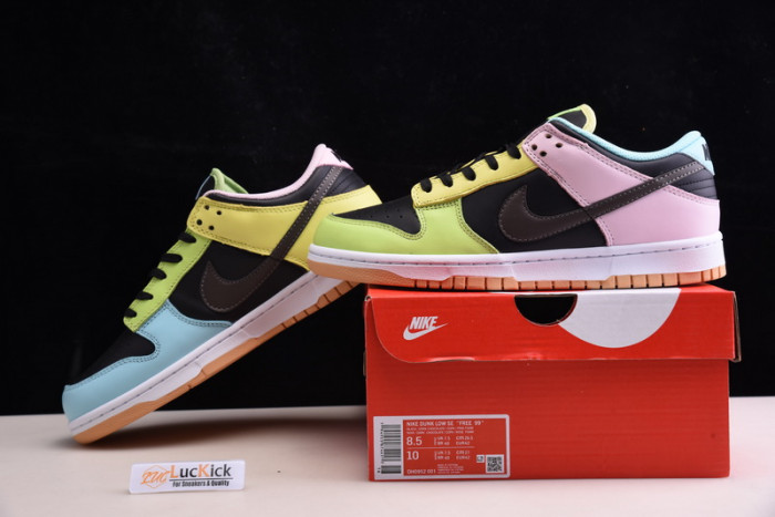 nike dunk low free 99 black dh0952-001