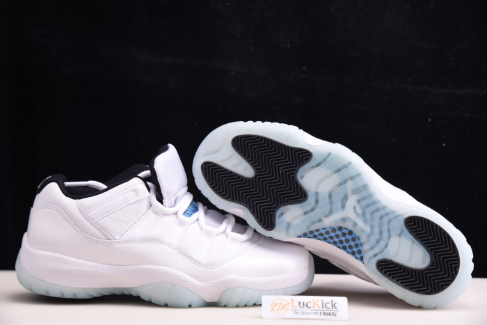 jordan 11 retro low legend blue (gs)  av2187-117