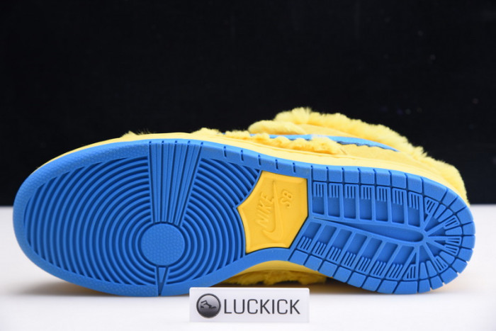 grateful dead x nike sb dunk low“ yellow bear” cj5378-700