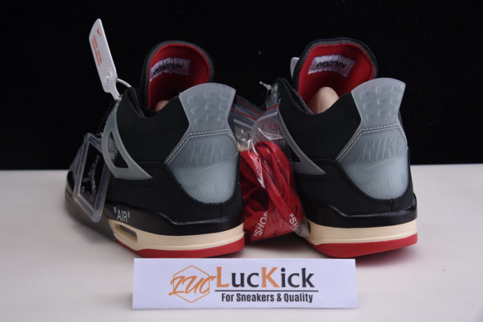 jordan 4 ow x air jordan 4 “bred” cv9388-001