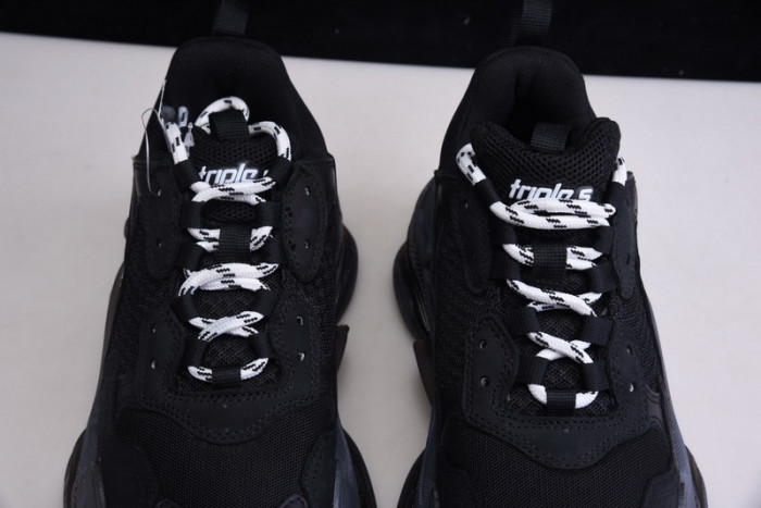 balenga triple s black clear sole 544351 w09o 11000