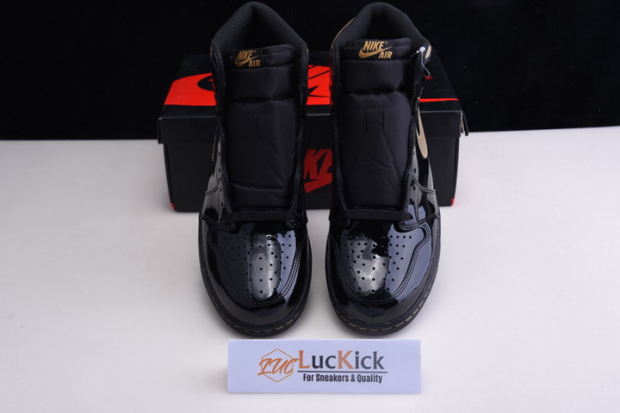 jordan 1 retro high black metallic gold (2020) 555088-032