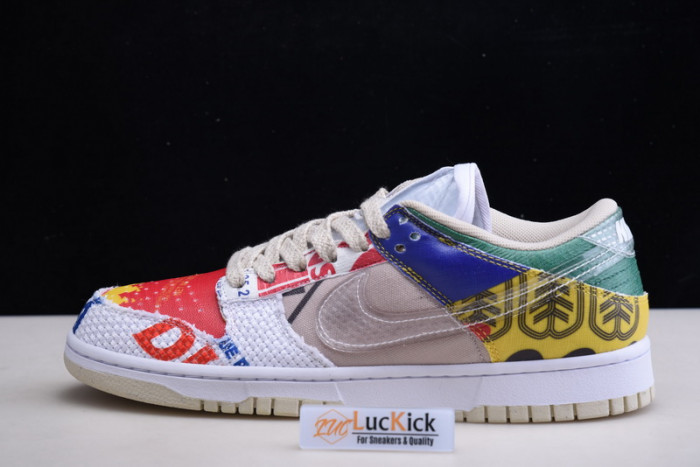 nike dunk low sp city market da6125-900