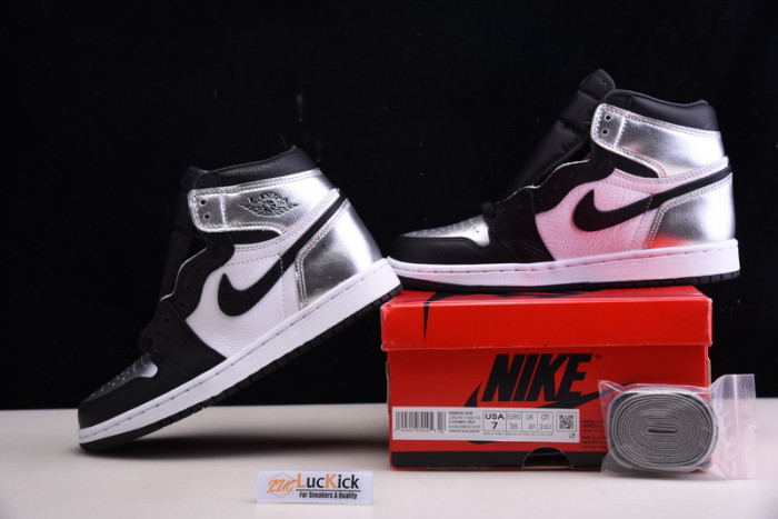 jordan 1 retro high silver toe  cd0461-001