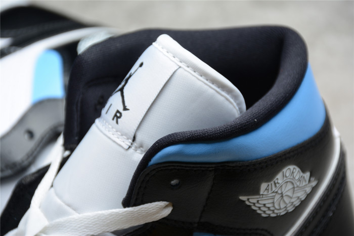 jordan 1 mid university black white (w) bq6472-102