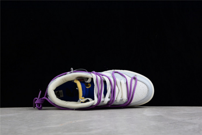 nike dunk low off-white lot 47 - dm1602-125