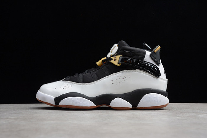 jordan 6 rings gs ''white black''  323399-100