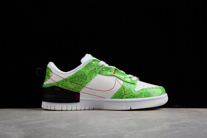 nike dunk low disrupt 2 green snakeskin dv1491-101