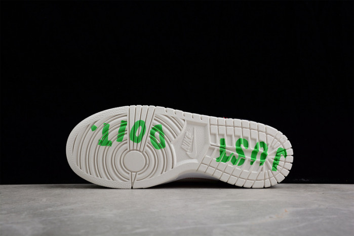 nike dunk low disrupt 2 green snakeskin dv1491-101