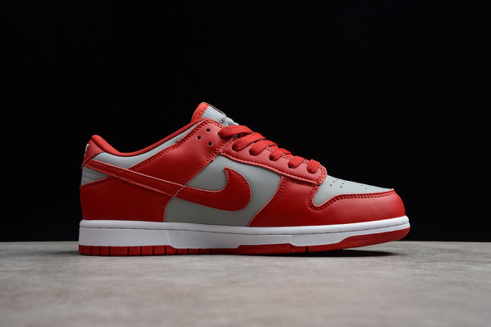 nike dunk low retro medium grey varsity red dd1391-002