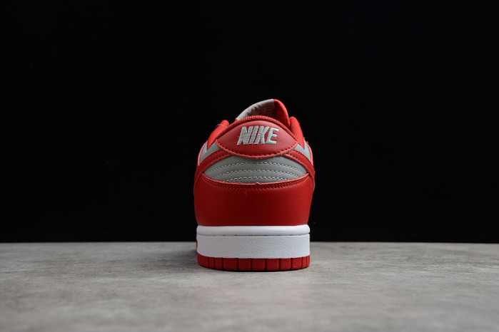 nike dunk low retro medium grey varsity red dd1391-002