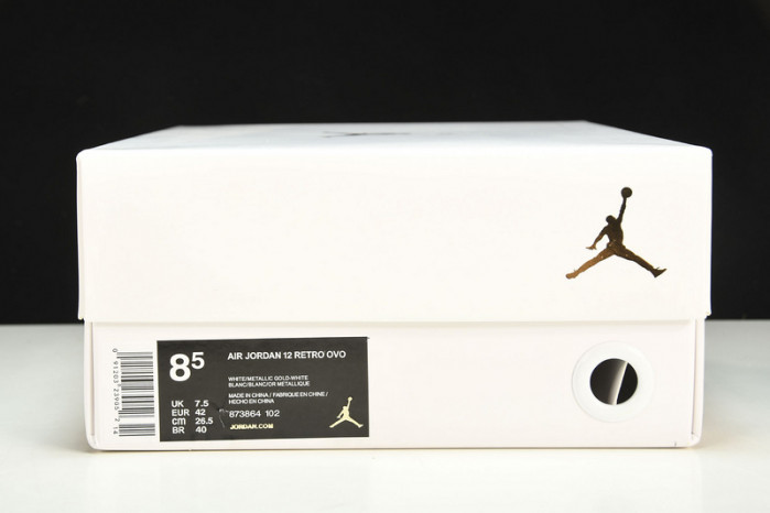 jordan 12 retro ovo white - 873864-102