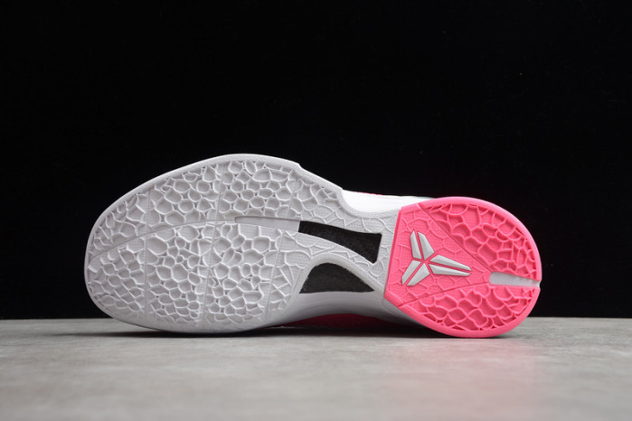 nike zoom kobe 6 think pink pinkfire metallic silver white  cw2190-601