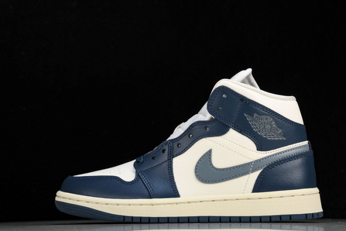 air jordan 1 mid“sky j french blue”   bq6472-414