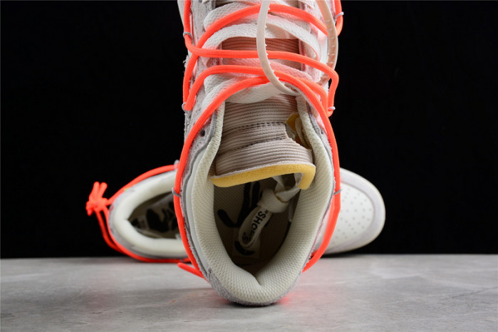 nike dunk low off-white lot 11 - dj0950-108