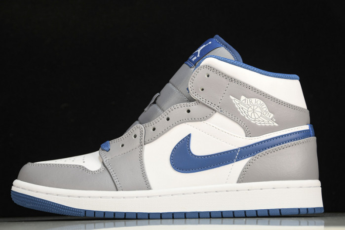 air jordan 1 mid "true blue"    dq8426-014