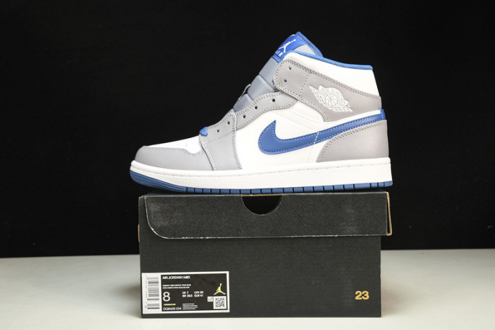 air jordan 1 mid "true blue"    dq8426-014