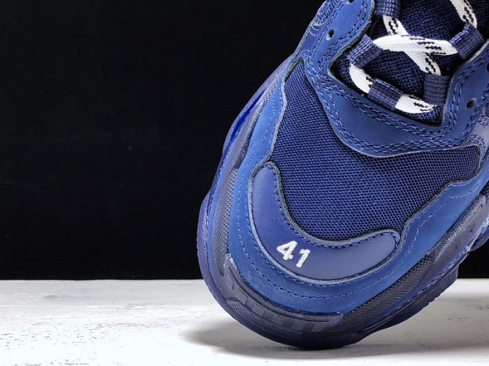 balenga triple s clear sole navy 541624w09o14107