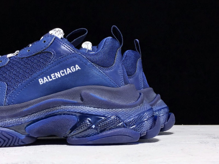 balenga triple s clear sole navy 541624w09o14107