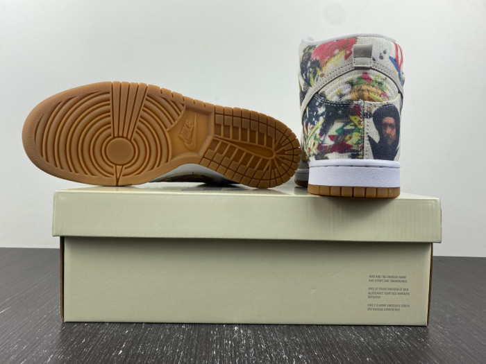 nike sb dunk high “rammellzee”  fd8779-100