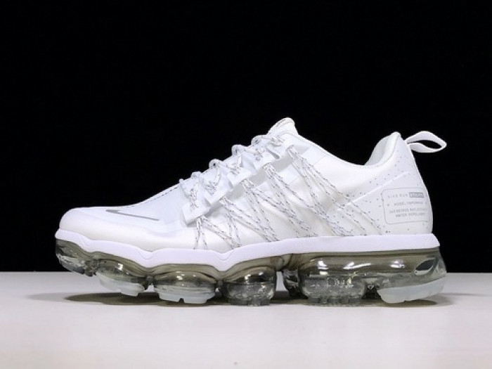 nike air vapormax run utility white reflect silver (w) aq8811-100