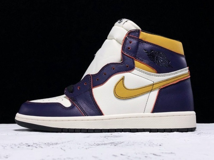 air jordan 1 retro high og defiant sb lakers cd6578-507