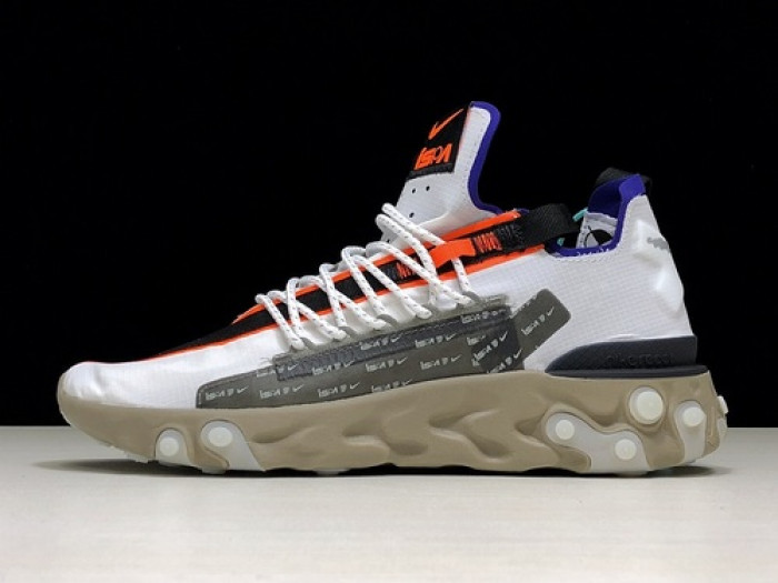 nike ispa react low summit white ar8555-100