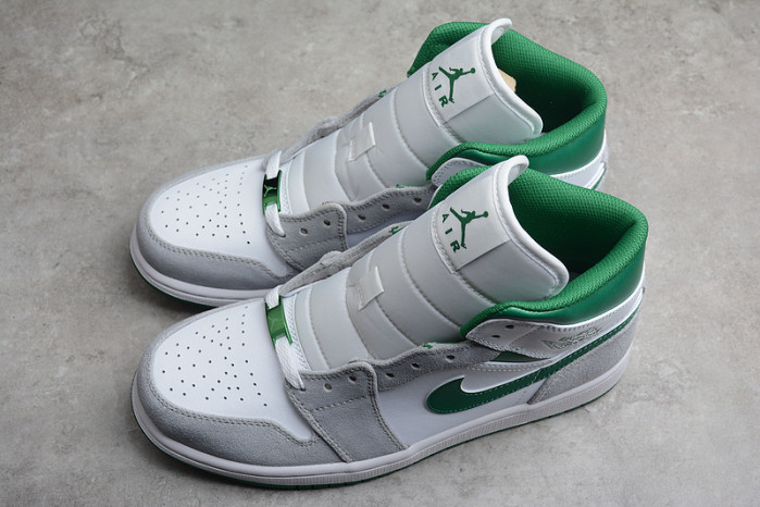 jordan 1 mid grey green dc7294-103