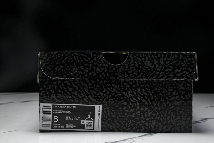 jordan 3 retro white/royal blue ct8532-145