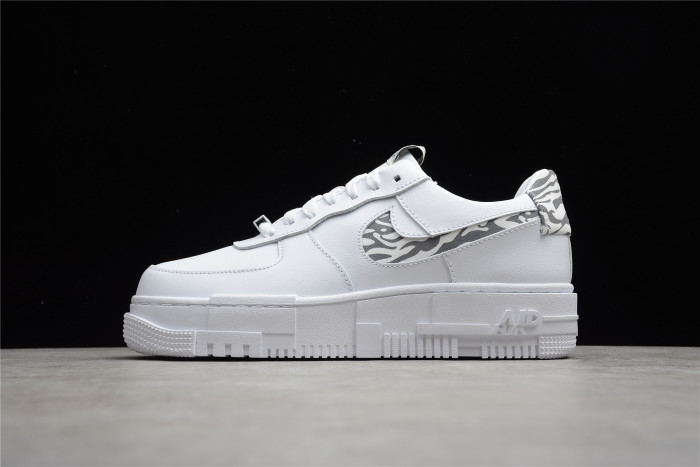 nike air force 1 low pixel se white zebra (w) dh9632-100