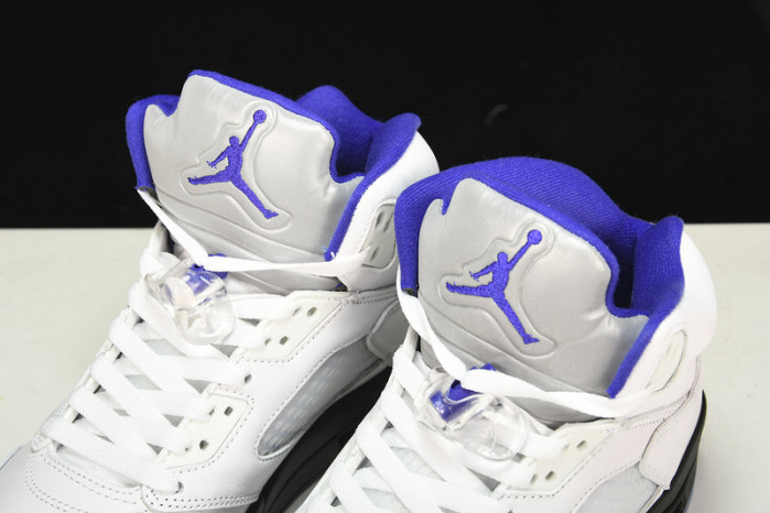 air jordan 5 white/dark concord-black  dd0587-141