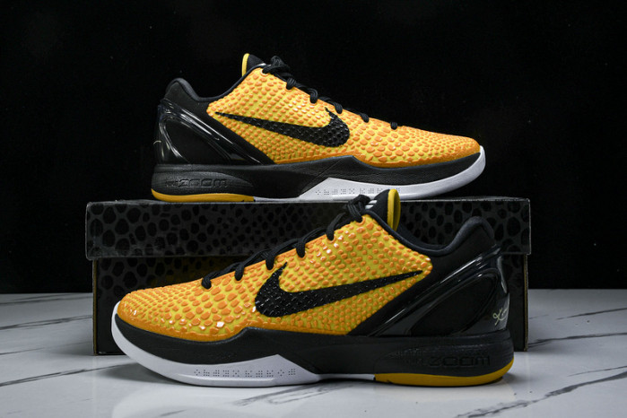 nike kobe 6 protro “lightbulb” black yellow   429659-700