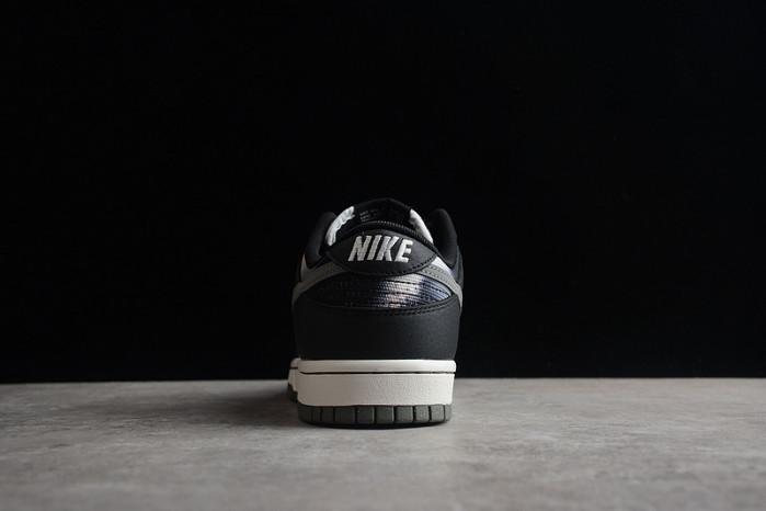 nike dunk low graffiti black red - dm0108-001