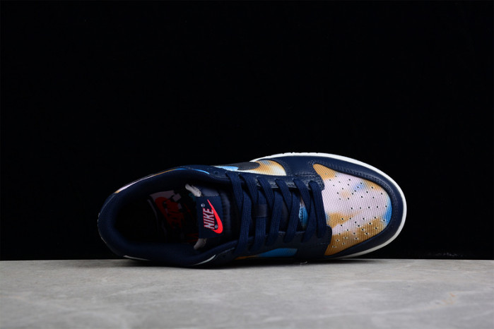 nike dunk low graffiti navy   dm0108-400