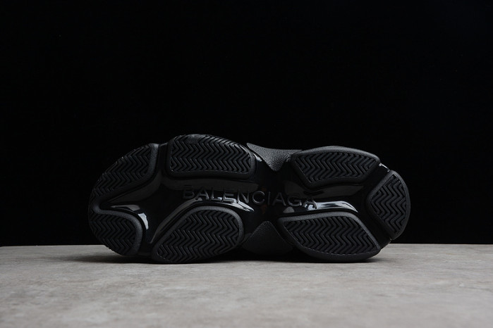 balenga triple s black clear sole 668563-w3cq5-1000