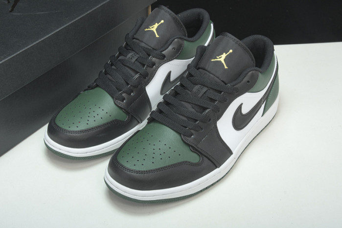 q22 air jordan 1 low “green toe”  553558-371