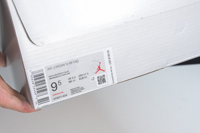 jordan 13 retro white hyper royal black - 414571-117