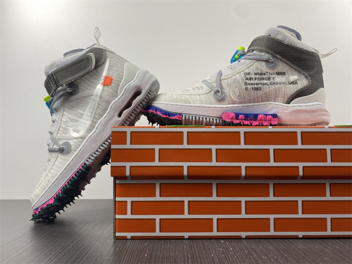 ow x nike air force 1 mid “white”  do6290-100