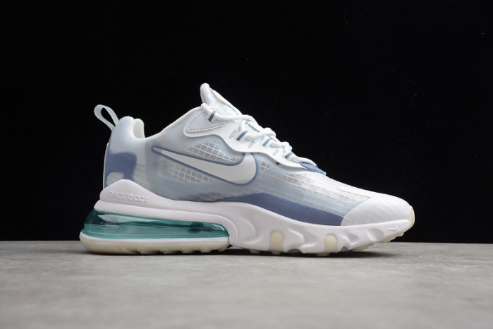 nike air max 270 react white pure platinum   ct1265-100